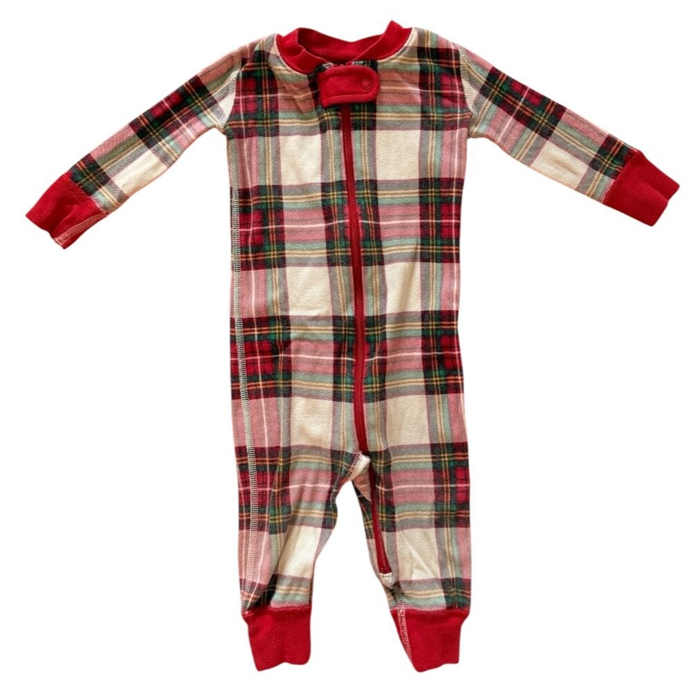 Hanna Andersson | Holiday Plaid Sleeper 6-12 Months
